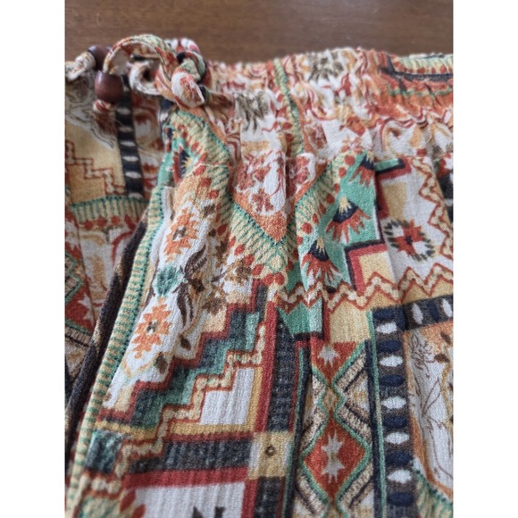 Rachel Zoe Crop Balloon Harem Pants Women's X Large Boho Artsy Ankle Cinch - Picture 11 of 13